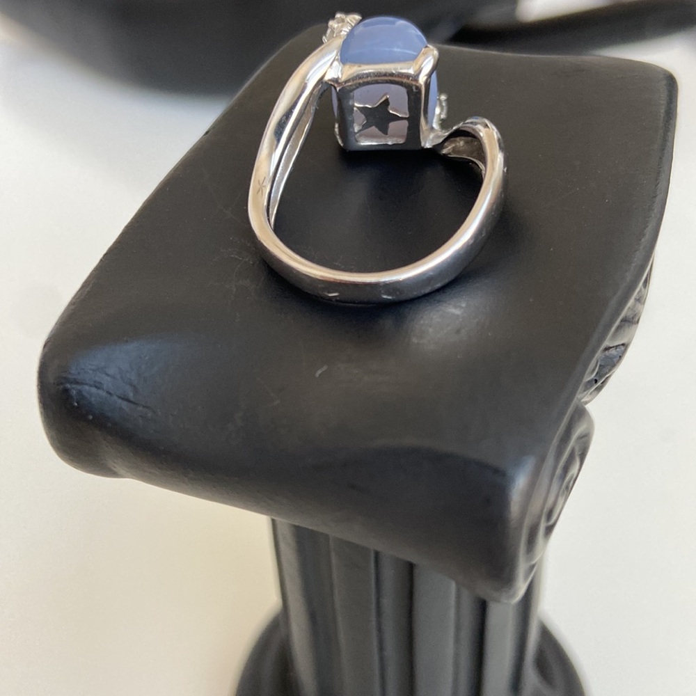 Chanel Fine Jewelry - Chalcedony and Diamond Comet Ring - Picture 7 of 10